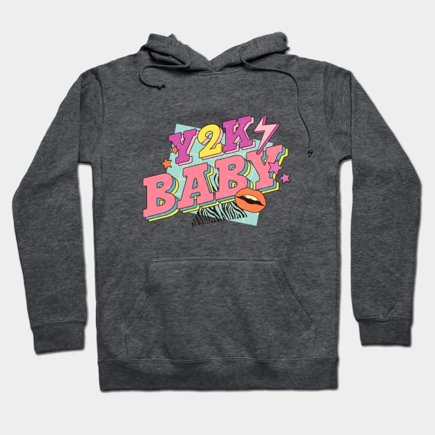 Y2K Baby Hoodie by KayBee Gift Shop